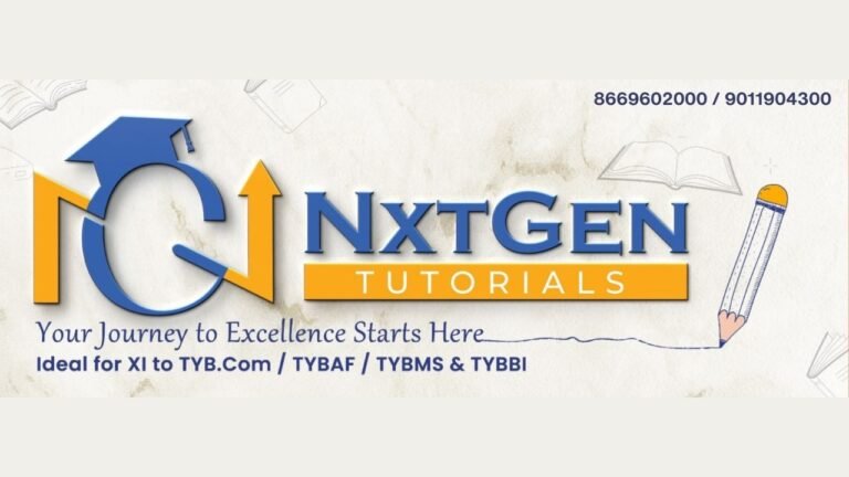 NxtGen Tutorials - Best commerce classes, Ulhasnagar