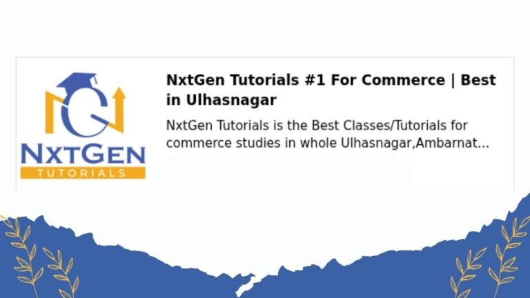 NxtGen Tutorials